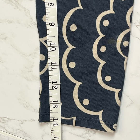 Boden V-neck gathered pullover dress in slate gray/blue color, size 8 - Picture 6 of 7